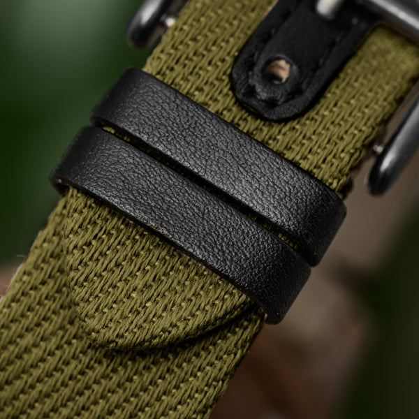 Recycled Ocean Plastic Watch Band 22mm Green Strap Treehut