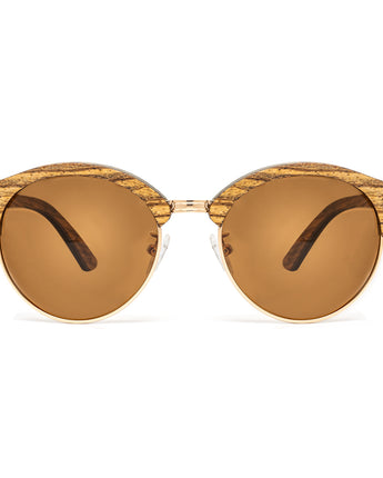 Ashton 21 Women's Wooden Sunglasses
