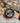 Classic Multifunction Orange Denim Men's Wooden Watch