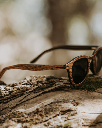 Heritage Zebrawood Carbon RX Men's Wooden Sunglasses