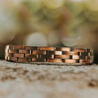 Cascade Zebrawood Bronze Bracelet