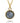 Geo Blue Druzy Necklace Women's Stone Necklace