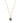 Geo Blue Druzy Necklace Women's Stone Necklace