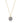 Reina Silver Druzy Necklace Women's Stone Necklace