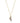 Crescent Grey Druzy Necklace Women's Stone Necklace