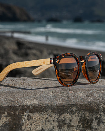 Rina 52 Women's Wooden Sunglasses