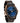 Dubline Rose Gold Blue Men's Wooden Watch