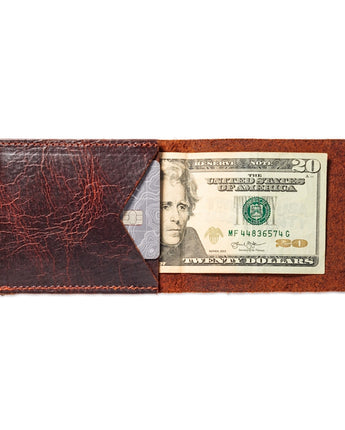 Slim Bifold Wallet Men's Genuine Leather Wallet