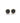 Geo Black Round Druzy Stud Women's Stone Earring
