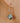 Healing stone earrings with amazonite stone dangle