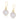 Terra White Druzy Earrings Women's Stone Earring
