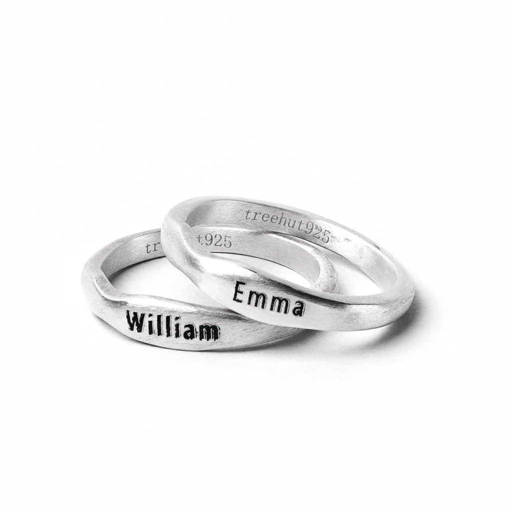 Silver Ring With Name Engraved 2024 | thoughtperfect.com