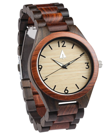 Redwood + Ebony Nova Men's Wooden Watch