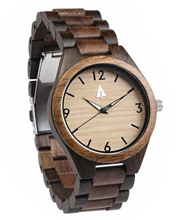 Classic Ebony Walnut Nova Men's Wooden Watch