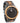Classic Black Stainless Zebrawood Theo Men's Wooden Watch