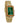 Lola Olive Gold Mesh Green Women's Stainless Steel Wooden Watch