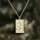 Good Fortune Moon Tarot Card Necklace