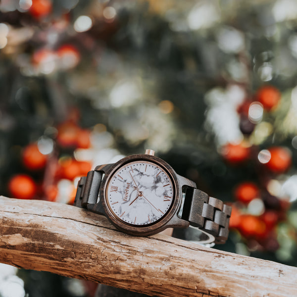 marble dial watch for women