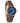 Odyssey Women's Walnut Blue Marble Women's Wooden Watch