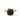 Princess Black Druzy Cable Ring Women's Stone Ring
