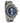 Rise Grey Maple Blue Marble Men's Stainless Steel Wooden Watch