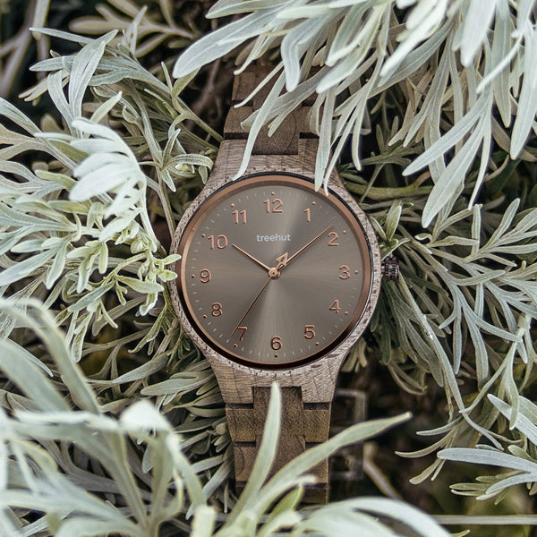 Solstice Grey Wood Maple Women's Wooden Watch