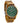 Sierra Koa Green Marble Men's Wooden Watch