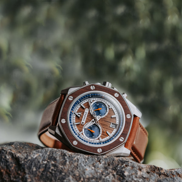 Mission Walnut Cognac Leather