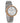 Theory Silver Bamboo Marble Women's Stainless Steel Wooden Watch