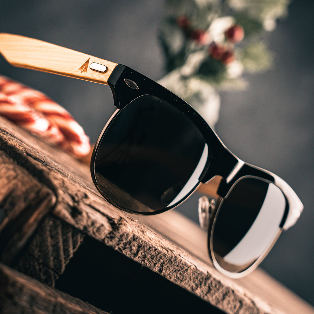 Classic Wooden Metal | Bamboo Aviator Sun Glasses