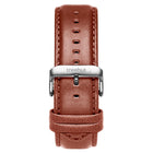 20mm Cognac Brown Padded Leather Band