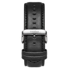 22mm Black Padded Leather Band
