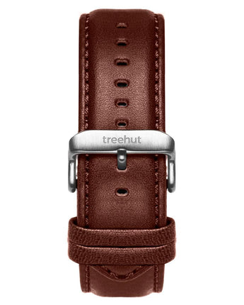 20mm Brown Padded Leather Band For Men