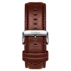 22mm Brown Padded Leather Band
