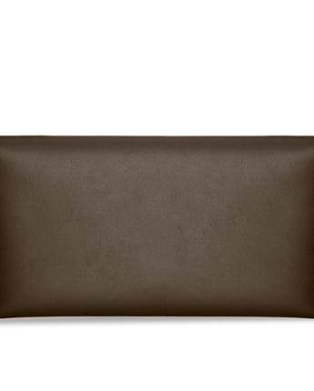 Brown Bi-fold Passport Folio Men's Genuine Leather Wallet