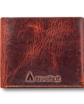 Slim Bifold Wallet  Men's Genuine Leather Wallet