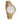 Modd Camphor Gold Pearl Women's Stainless Steel Wooden Watch