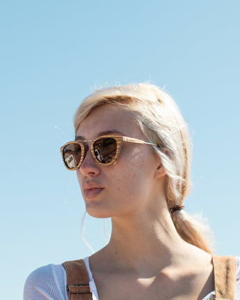 Spencer 82 Women's Wooden Sunglasses