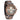 Tao Grey Marble Walnut Men's Stainless Steel Wooden Watch