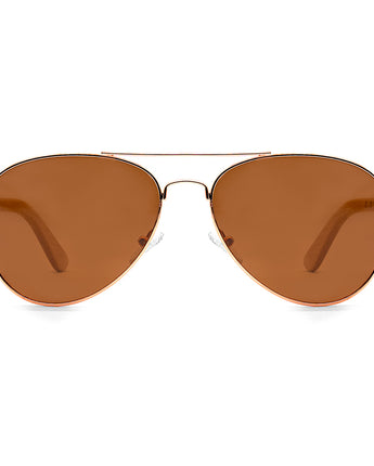 Top Gun 52 Women's Wooden Sunglasses