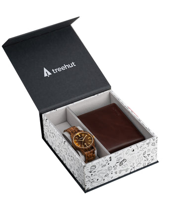 Sierra Watch Wallet Men's Gift Set Box