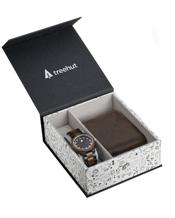 Classic Watch Wallet Gift Set Men's Gift Set Box